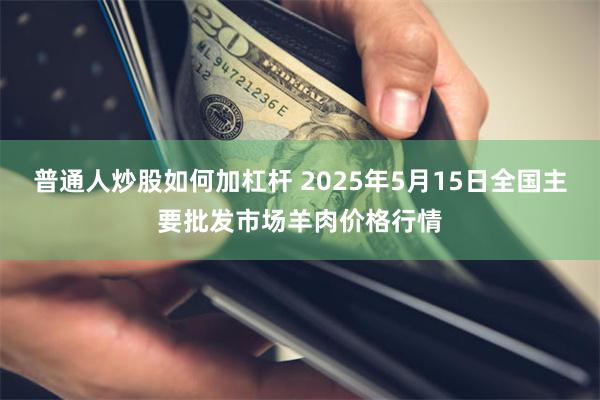 普通人炒股如何加杠杆 2025年5月15日全国主要批发市场羊肉价格行情
