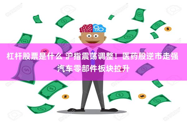 杠杆股票是什么 沪指震荡调整！医药股逆市走强 汽车零部件板块拉升