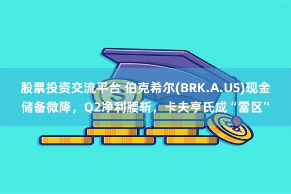 股票投资交流平台 伯克希尔(BRK.A.US)现金储备微降，Q2净利腰斩，卡夫亨氏成“雷区”